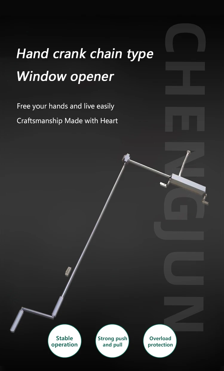 Manual Casement Window Overhanging Rocker Window Opener Hand Crank