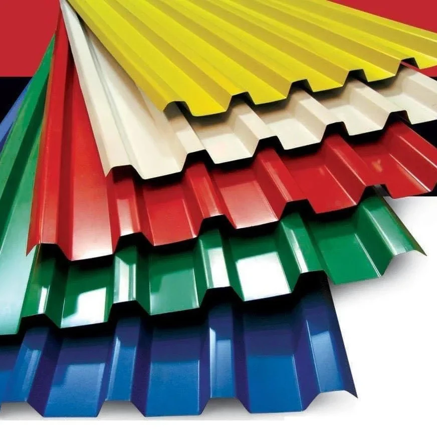 African Corrugated Steel Roofing Sheet Ibr Dx51d Ppgi Wavy Trapezoid Shape Ppgi Sheet Buy