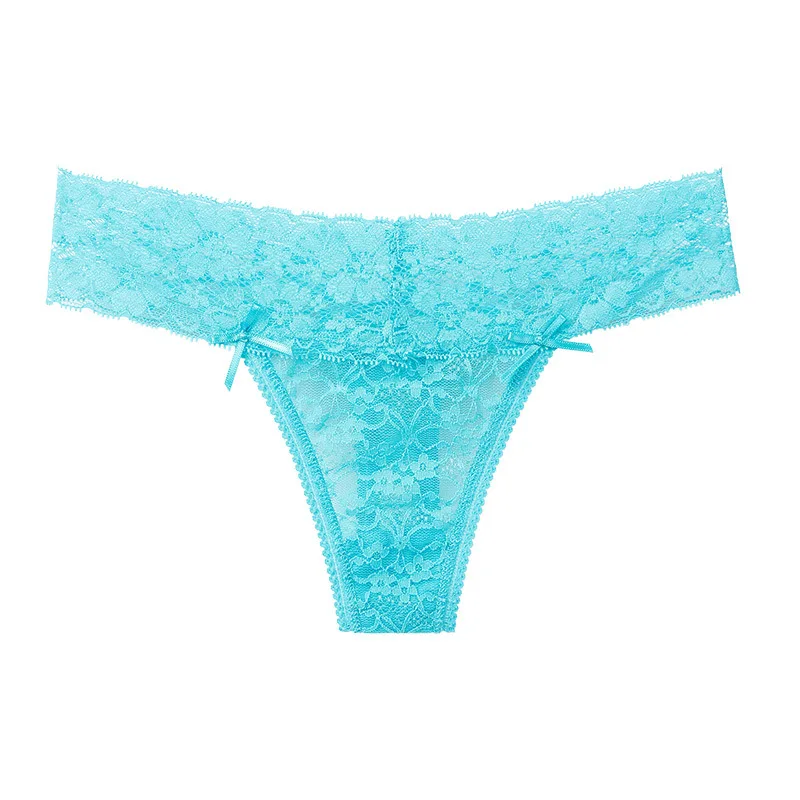 Low Waist Breathable and Mesh Design Sexy Lace Transparent Panty Lace Panties Sexy