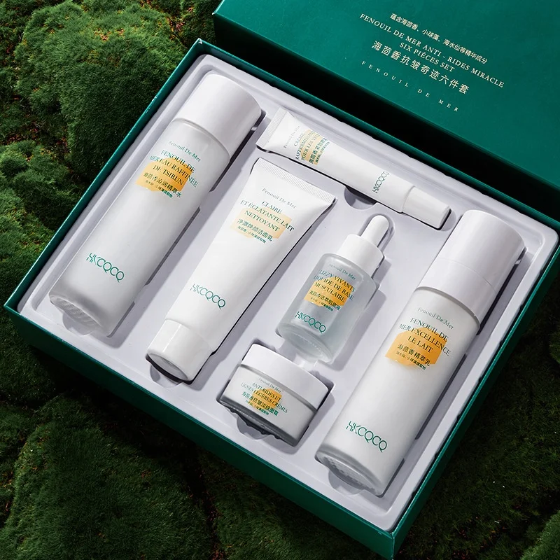 HKCQCQ Sea Fennel Anti-Wrinkle Set - Firming & Moisturizing