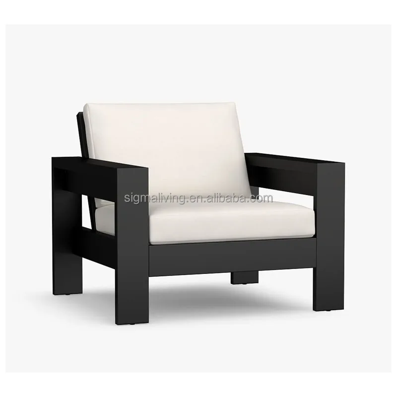 Aluminum casting outdoor garden furniture new outdoor patio sofa set leisure simple garden sofa