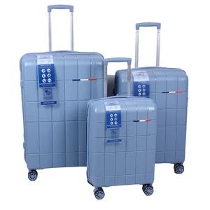 custom logo ABS Spinner Luggage Sets with Lock Large Capacity Pure Color Travel Trolley New Type Laser Hot Selling