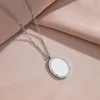 Forma ovale argento