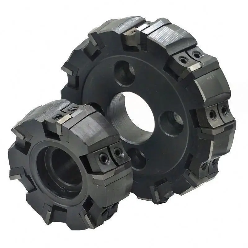 CNC Milling Machine Heavy Milling 75 Degree Indexable End Face Right Angle Milling Cutter Head 125 160 200 Flying Cutter Head