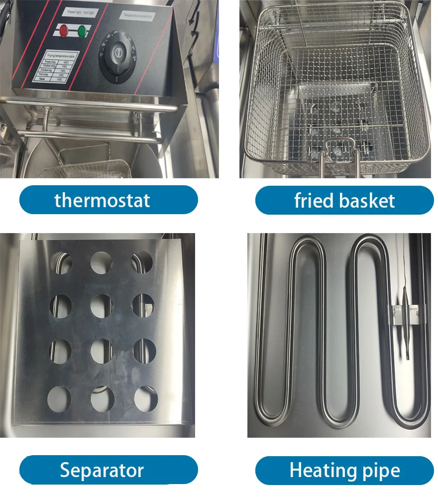 TARZAN factory Outlet  double deep fryer with CE certificate other snack machines factory