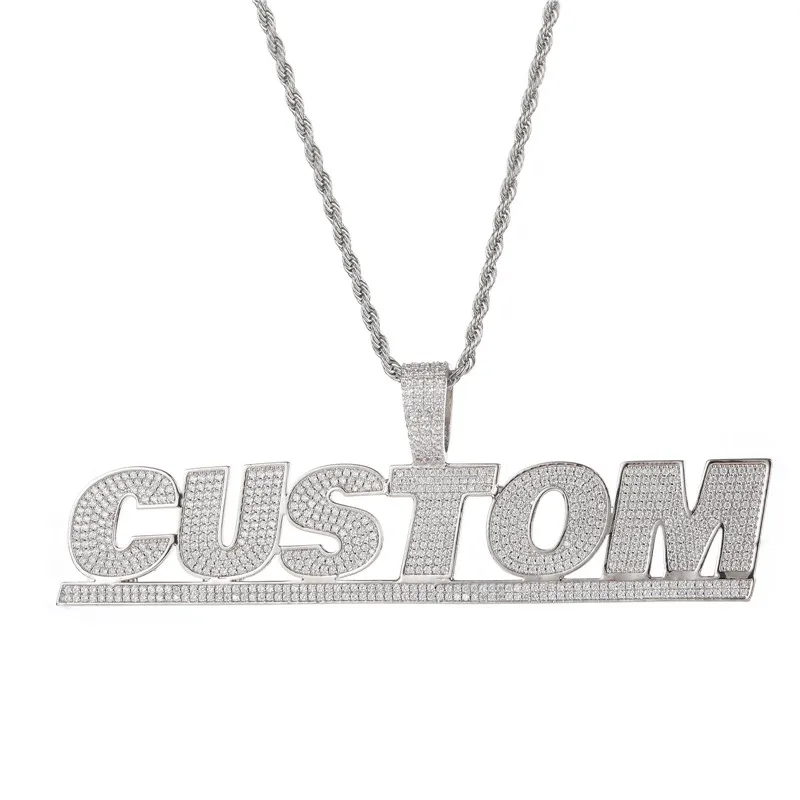 De Gra Certificate Hip Hop Iced Out 925 Sterling Silver Vvs Diamond ...