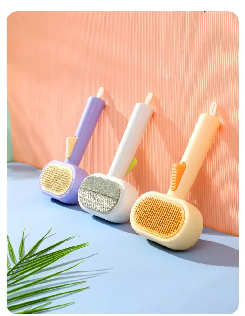 Hot Sale 2in1 Multifunctional Pet Double-Sided Deshedding Brush for Dogs Cats Loose Hair Removal Grooming Cleaning Supplies8