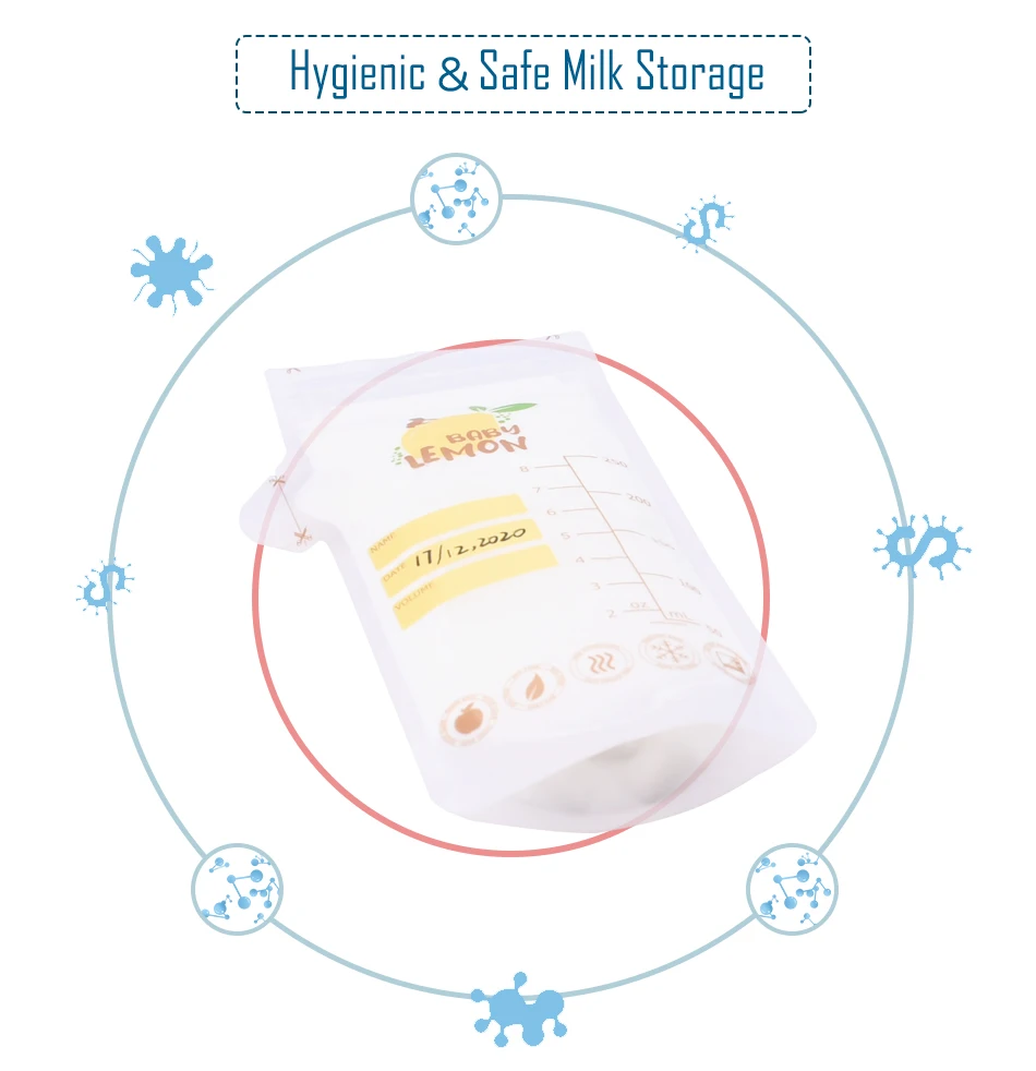 Wholesale Breast Milk Storage Bag 100 Bpa Free Storage Plastic Bag