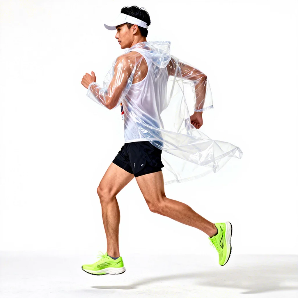 Fabrieksop maat gemaakte noodponcho, wegwerp regenjas voor marathons, muziekfestivals en buitenactiviteiten, waterdichte wegwerp regenjas