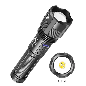Drop Shipping xhp50.2 most powerful flashlight 5 Modes usb Zoom led torch xhp50 18650 or 26650 battery Best Camping, Outdoor