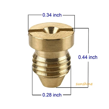 Punte In Ottone Da 1,0 Mm Per Lancia Schiuma - Set Da 4 Pezzi Con Filtro
