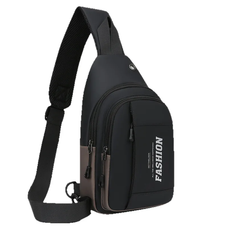 2025 Summer New Men's Chest Bag Anti Splashing Travel Outdoor Chest Bag Single Shoulder Crossbody Bag