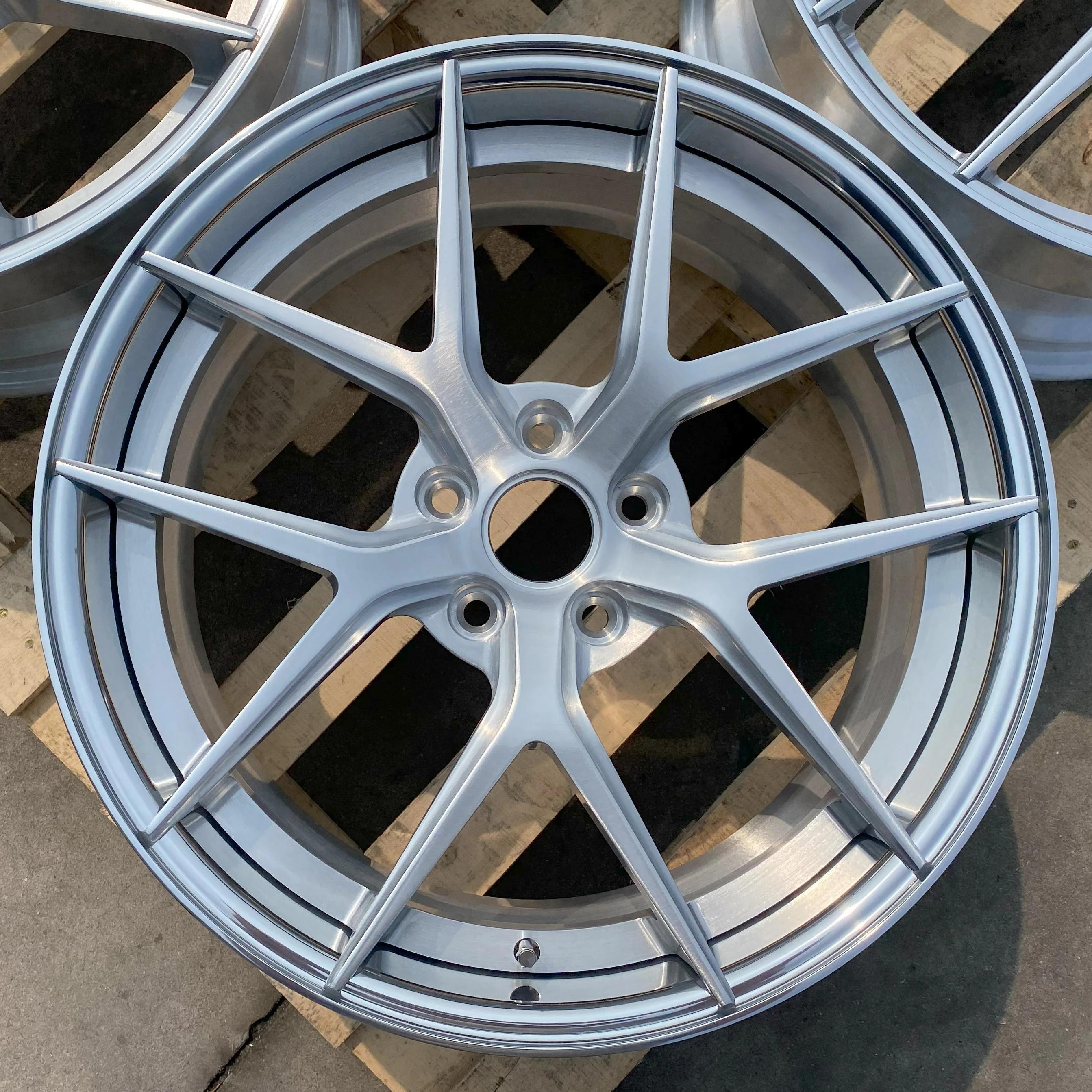 2 piece shiny barrel brushed face custom aluminum alloy forged wheels 16 17 18 19 20 21 22 23 24 inch 5x112 5x114.3 5x120