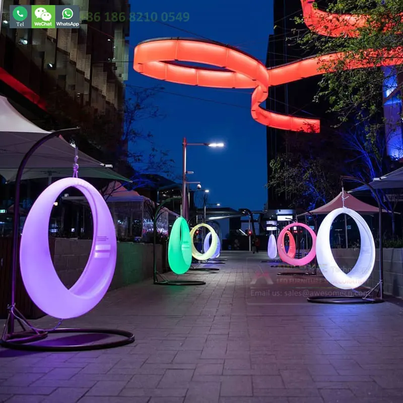 
 Светодиодная подсветка seesaw swing для уличного мероприятия вечеринки  