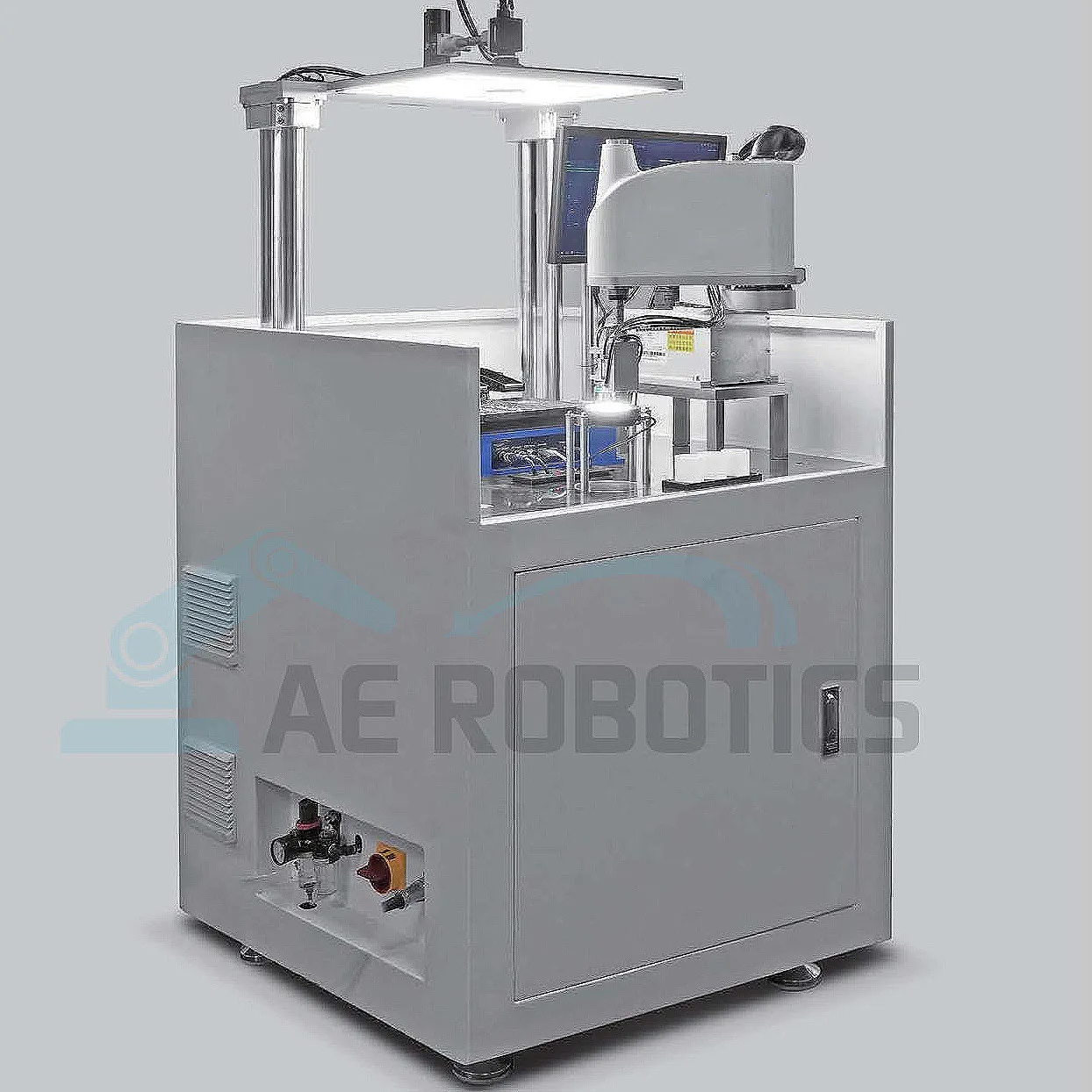 Flexible Feeding Robot Robotic Pick and Place Station for Loading and Unloading Assembly Testing Simple and Efficient Production