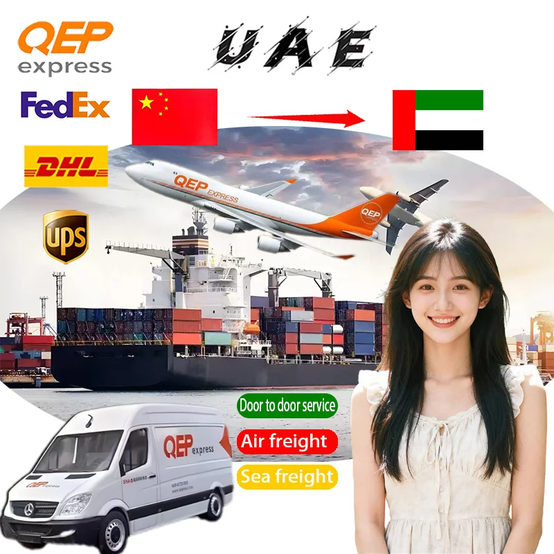 UPS FedEx DHL Express Air Freight From China to Saudi Arabia UAE Jordan Oman Netherlands with Door-to-Door Delivery Service