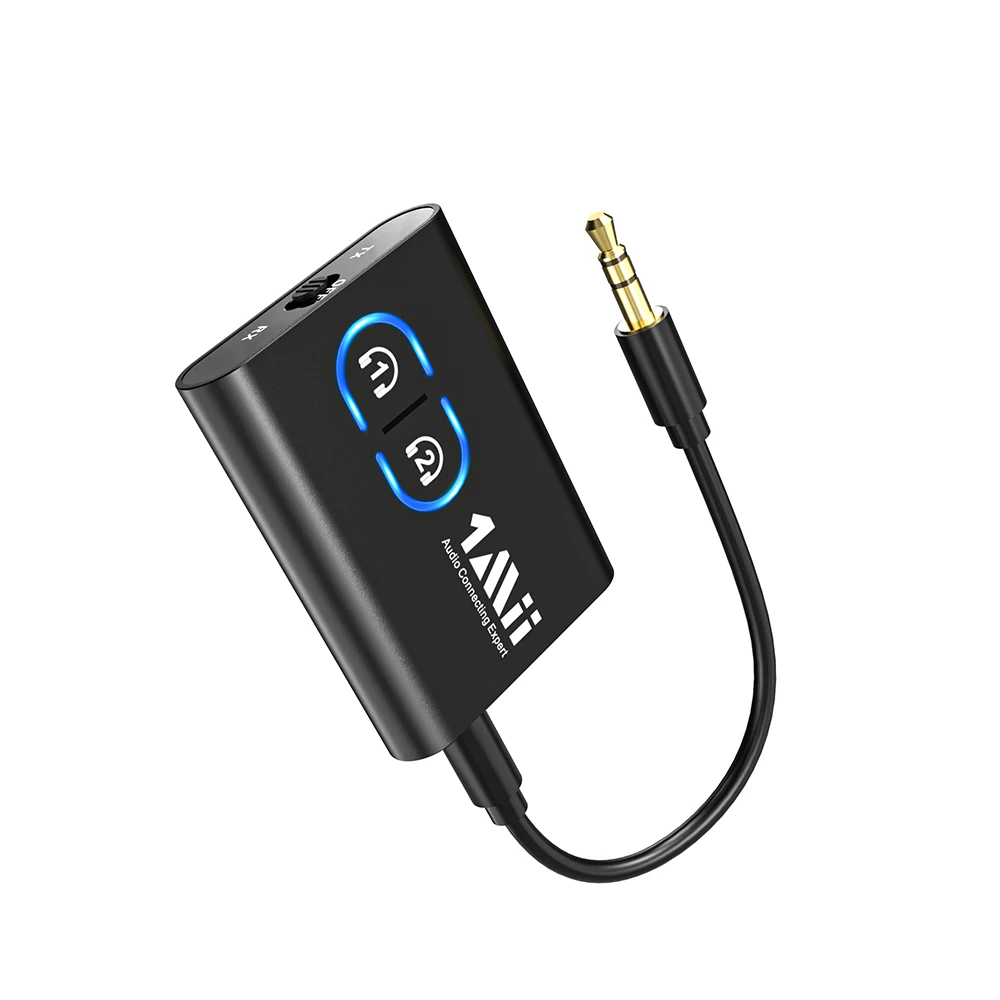 1Mii ML300 Bluetooth Transmitter Receiver for TV, Dual Link AptX Low Latency Aux Bluetooth Receiver Adapter for Car From m.alibaba.com