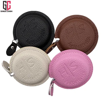 12 Years Factory  Hot selling promotion gifts Mini color logo Leather Measuring tape office