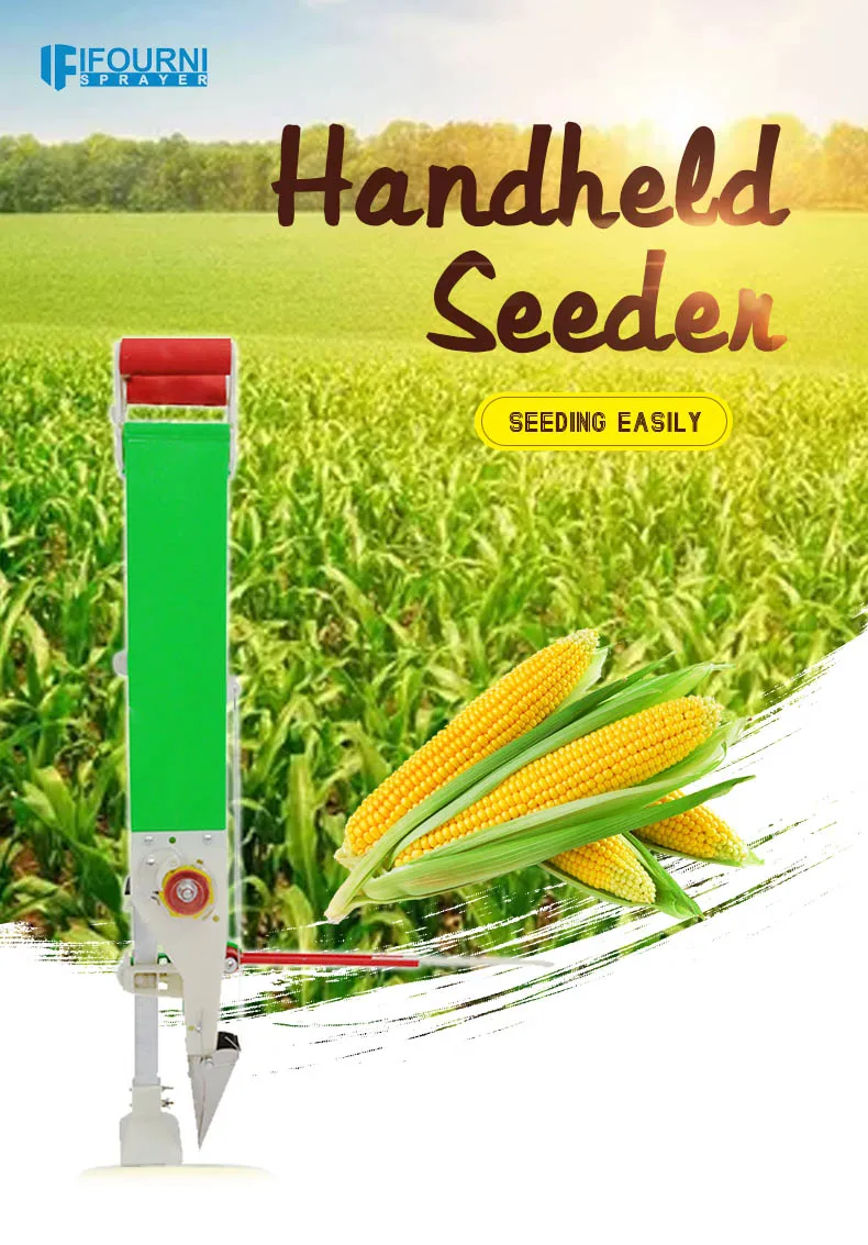 Hand Held Seeder Manual Maize Seed Planter Bean Peanut Seeder Machine ...