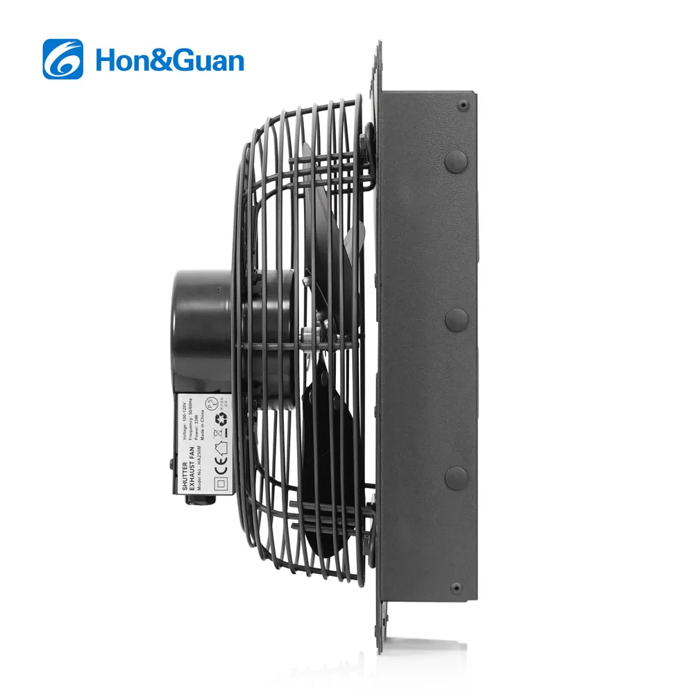 Axial Exhaust Shutter Fan, HONGGUAN, 300mm, 110V, Aluminum - detail 14