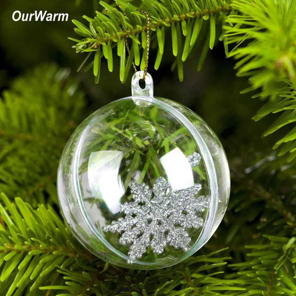 30-80mm Christmas Xmas Tree Ball Bauble Hanging Home Party Ornament Decor Beatuy 