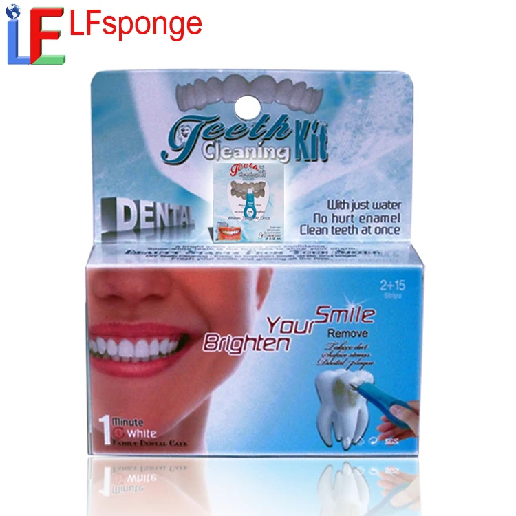 tobacco teeth cleaner New Disposable Water Only Cleaning & Whitening Kit with Melamine Sponge and PP Stick for Stain Removal How to Remove Tobacco Stains