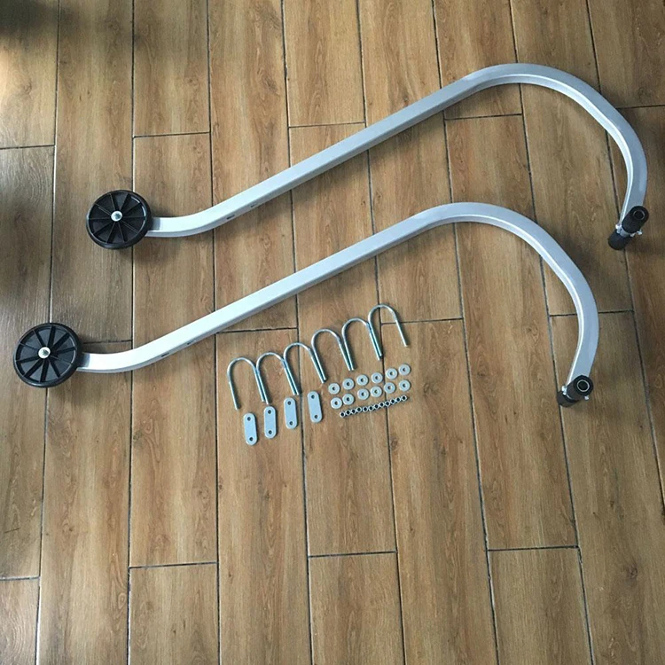 Jhmech Ladder Stabilizer Bar Custom Grey Powder Coated Aluminium