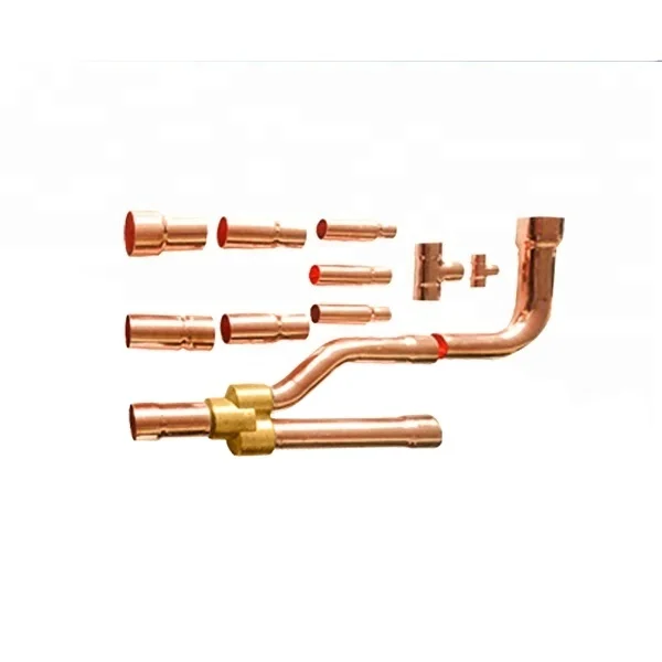 Copper Refnet Pipe Branch Y Joint Copper VRF A/C System Disperse Pipe for RBM-BT14E Without Insulation