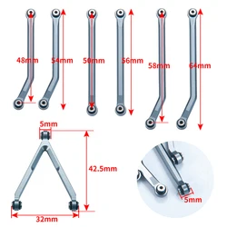 Metal Heightened Link Rod End Linkage Kit for RC Crawler