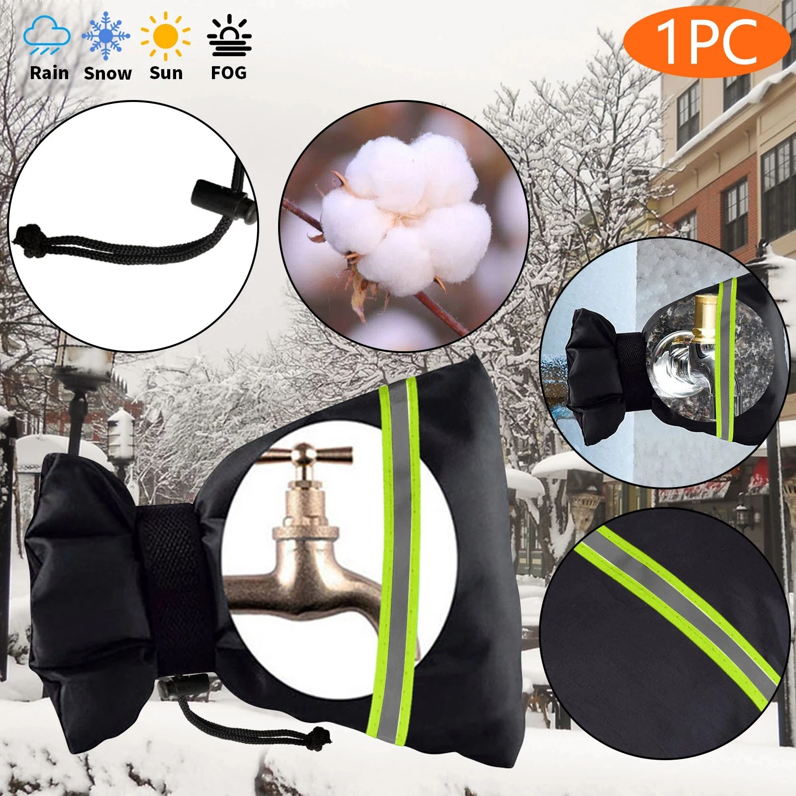High Quality Tap Protector Sticker Socks Faucet Cover Outdoor Foam Faucet Winter Cover