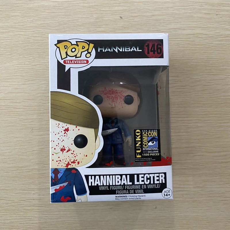 FUNKO POP 146 The Silence of the Lambs Hannibal Action Figures Model Toys X 10cm 