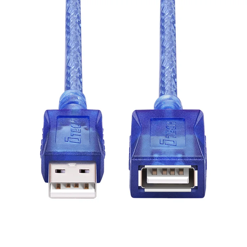 High Speed 1.8M USB 2.0 Cable Female-Male Data Transfer 30V AC Gold-Plated USB Cable for Computer Notebook Printer
