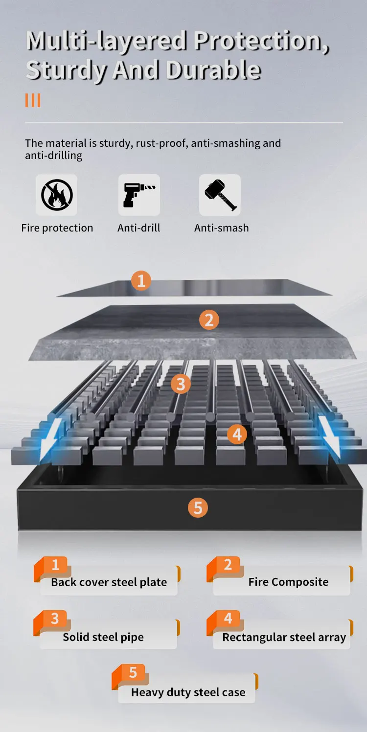 CEQSAFE High Quality Metal Vault Safe Strong Bunker Door Underground Strong Room factory