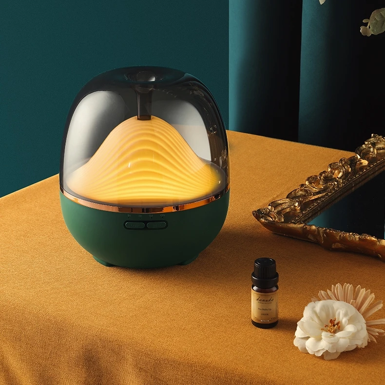 Remote Control Mountain View Diffuser 600ml Mountain Ultrasonic Smart Fragrance Essential Oil Aroma Diffuser