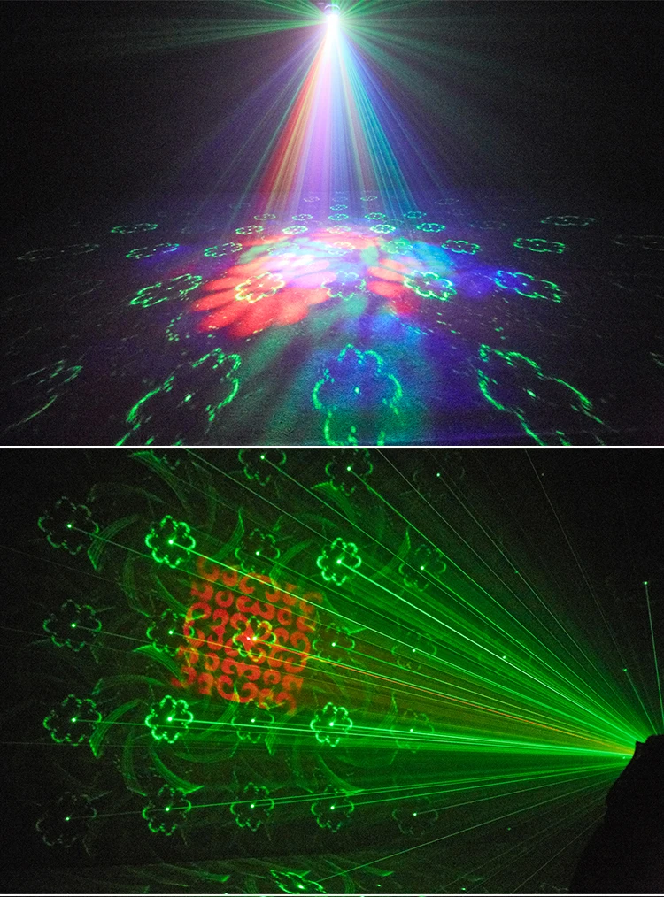 Disco Party Lights Stage Lighting by DJ with Laser Effect