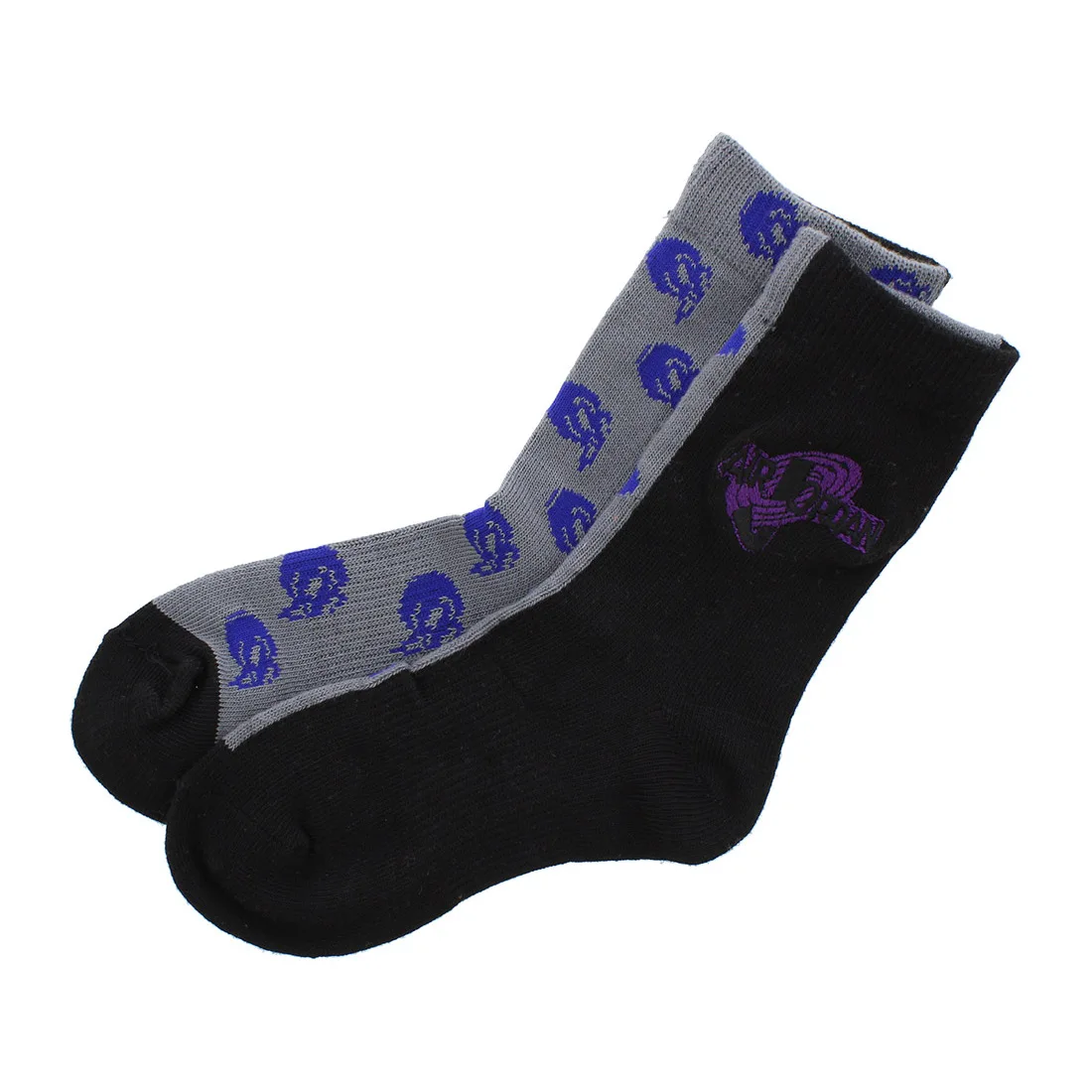 black and purple nike socks