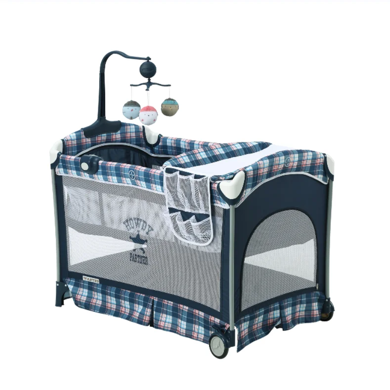 En716 Standard Safety Baby Travel Cot With Game Entrance And Mosquito ...