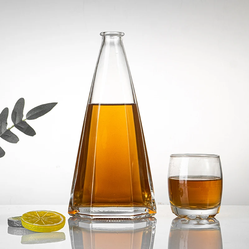 Factory Custom 500ml 750ml 700ml Tall Round Frost Vodka Wine Empty