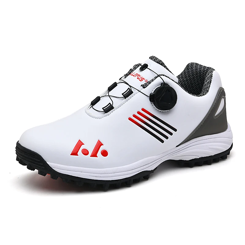 Lefus Golf Shoes Mens EU 45 US 11.5 White Crank Lace Waterproof Non Slip Comfort Lefus Golf Shoes Mens EU 45 US 11.5 White Crank Lace  main image 4