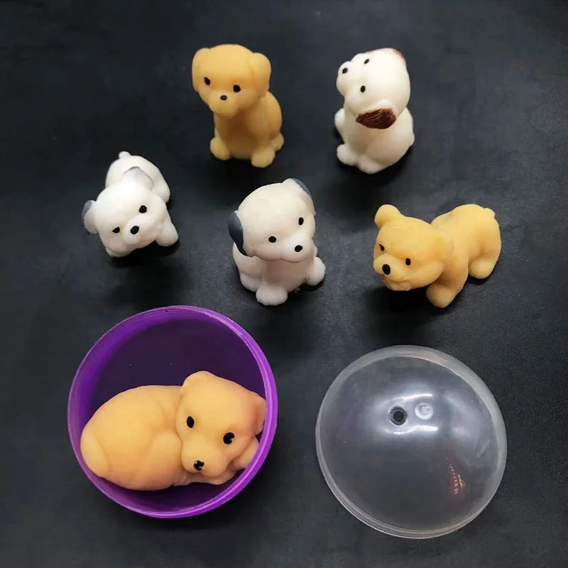 High Quality Anti-stress TPR Custom Toys Cute Dog Squeeze Loving