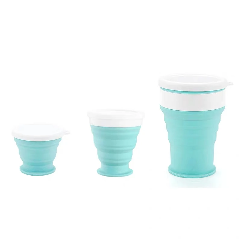 Portable Silicone Travel Cup Creative Folding Large Silicone Coffee Cup