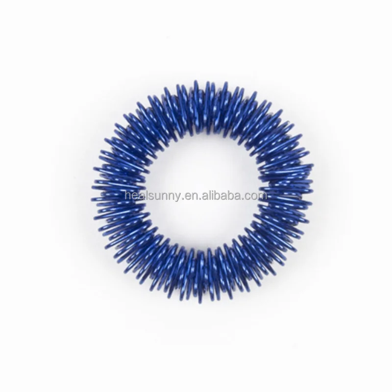 Lot De 10 Anneaux De Massage Des Doigts En Acier Inoxydable - Anneaux D'acupression, Neufs