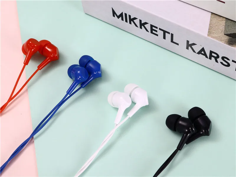 Factory Price CY-055 Wired Earphones Universal Headphones in Ear with Mic  Stereo Cy055 Sports Headset with Plug