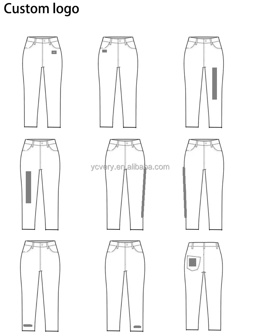 cheap stylish solid color brown mens pants wholesale cotton