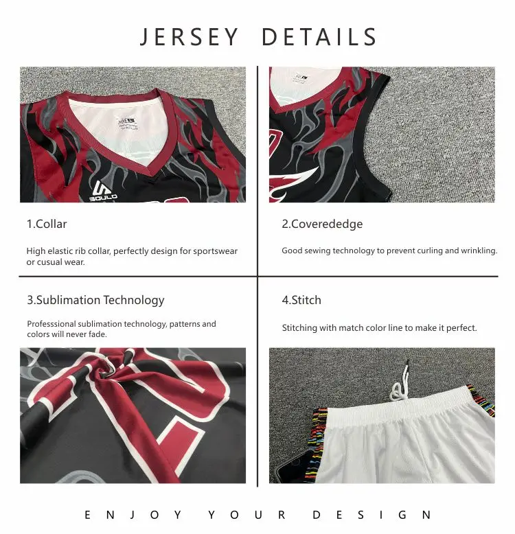 Source College Style Custom Design Professional Reversible Practice  Sublimation Breathable Basketball Team Jersey Set With Numbers on  m.
