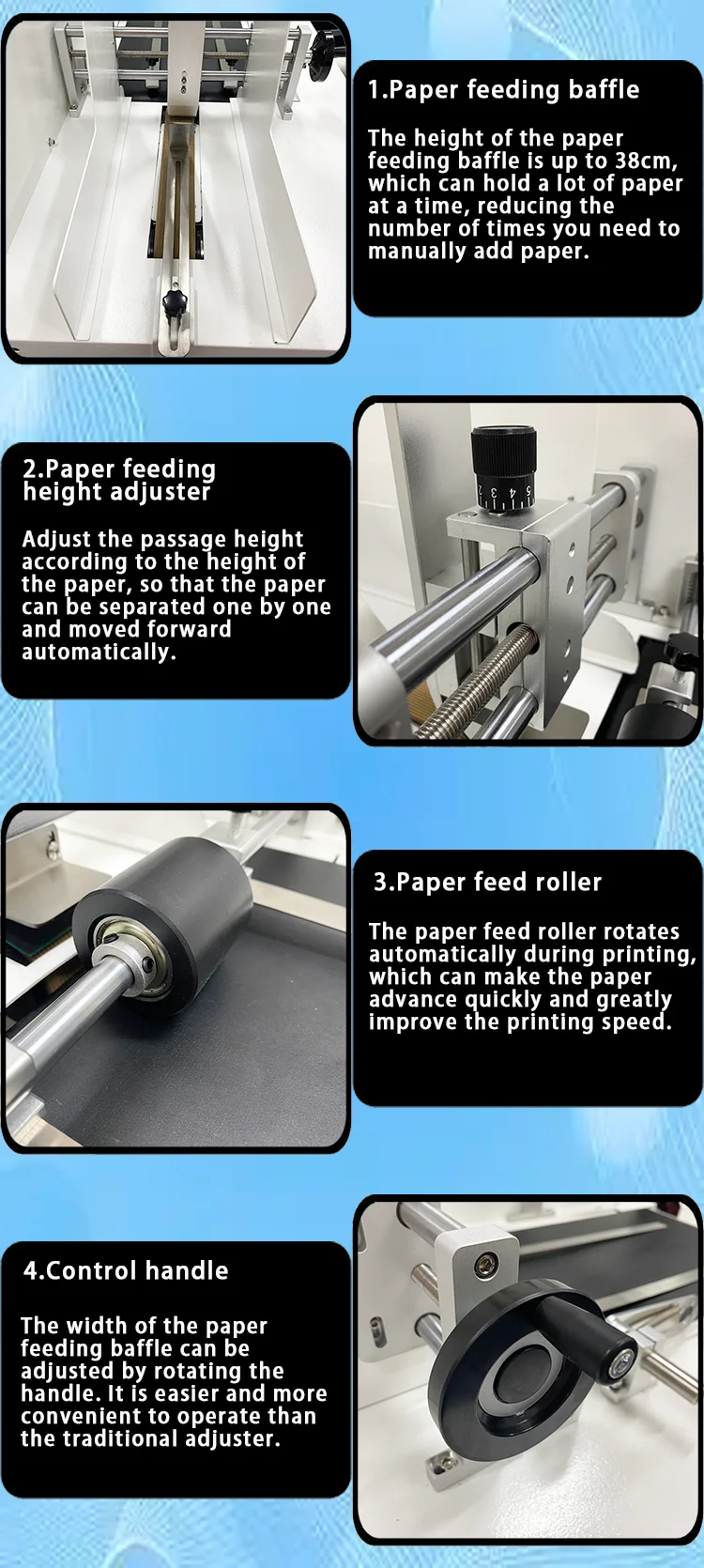 Lansong Auto Feeder Corrugated Paper Boxes Printing Paper Bags Inkjet Single Pass Cardboard Printer with h P Head and Computer manufacture