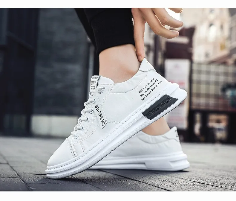 Sepatu Kets Sol Karet Modis untuk Pria, Sepatu Sneakers Olahraga Lari  Kasual Sol Karet untuk Pria - Main Image