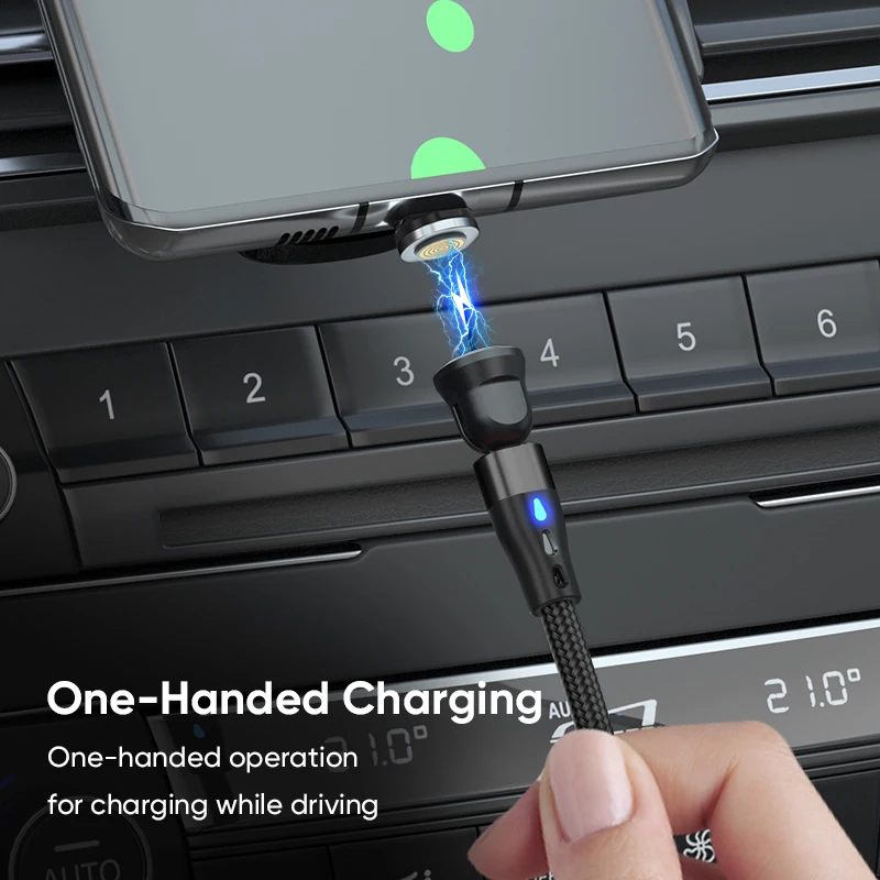Magnetic Charging USB Date Cables 6in1 3in1 with Adapter Type c Micro Connectors Fast Charging Bending Usb Cables PD60W Fast