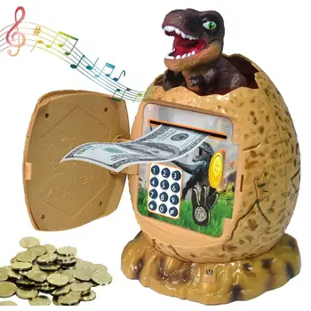 Hot Selling Kids Piggy Bank Electronic Cash Coin Saving Money Box for Children Dinosaur Piggy Bank