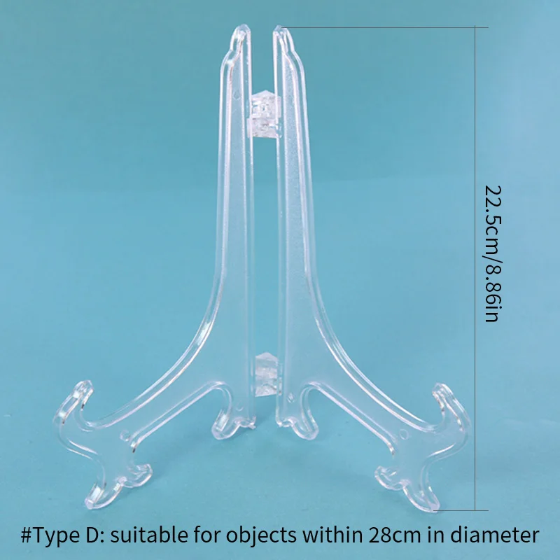 Clear Plastic Easels Or Stand/plate Holders To Display Pictures Or ...